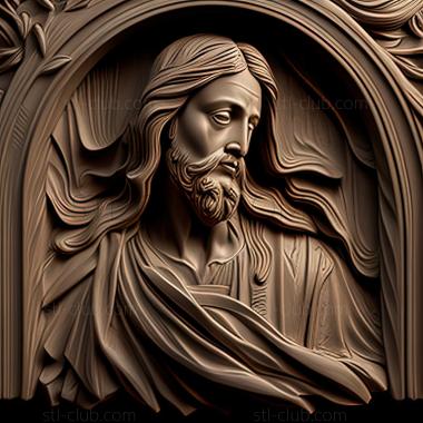 3D model st jesus (STL)